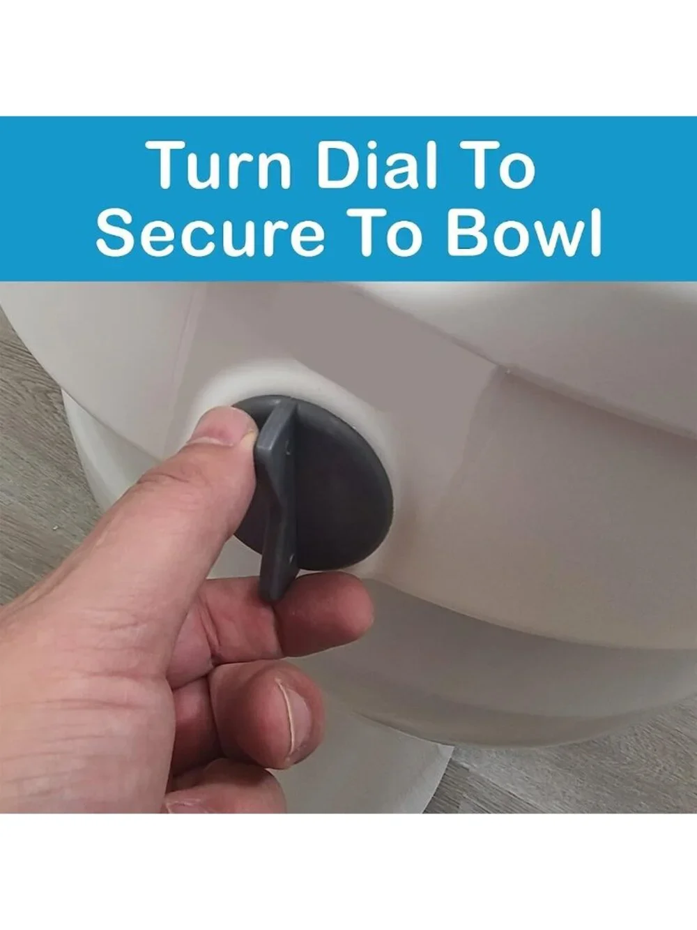 Elevated Toilet Seat Riser with Handles - 4.5